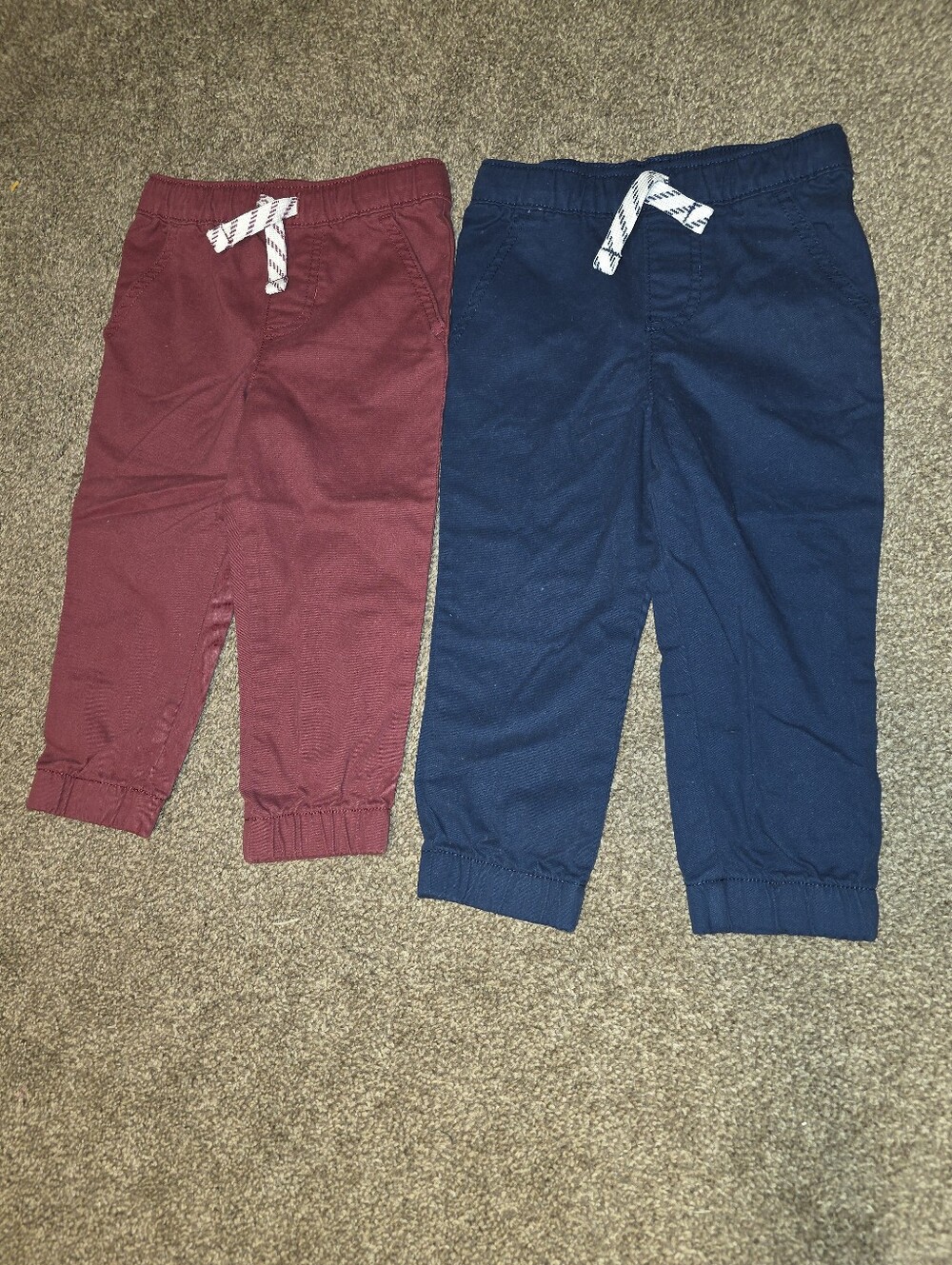 💓 3/$15 Set Of 2 Pairs Of Garanimals 2T Jogger Style Pants